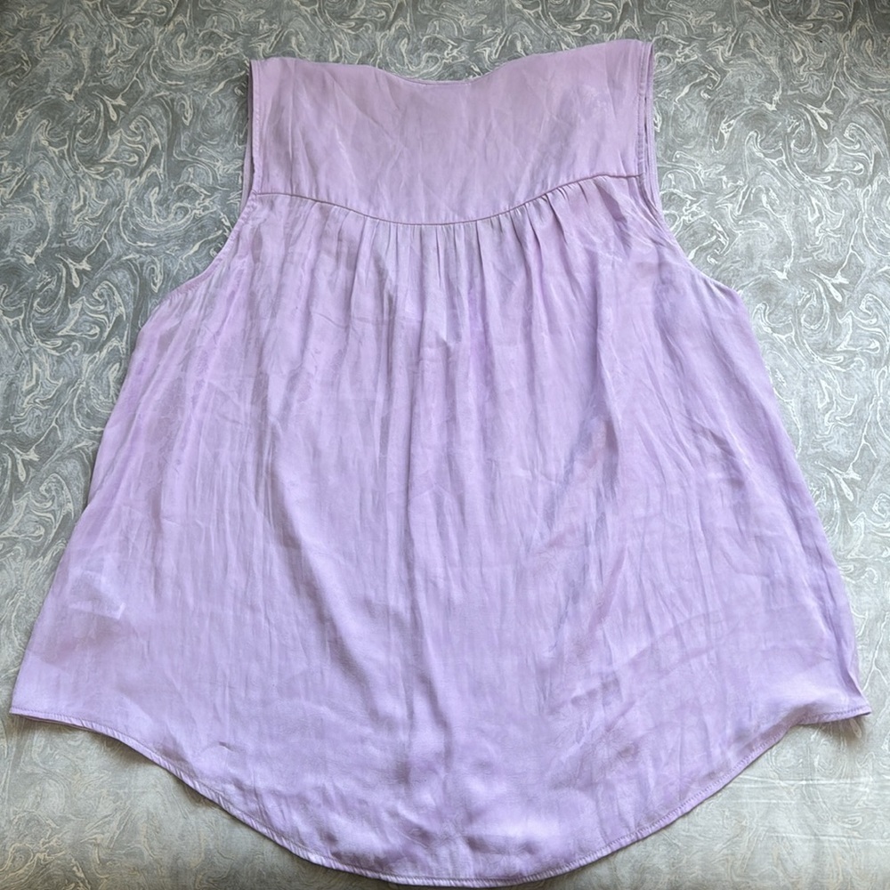 Cabi Lavender Dress Shirt XL - Picture 7 of 8
